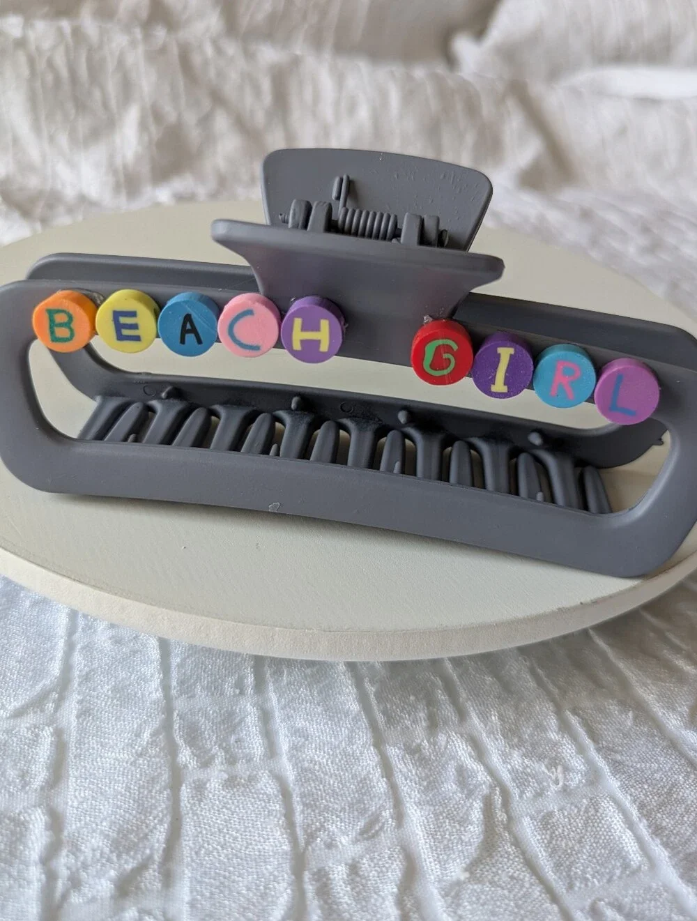 Beach Girl Hair Clip Claw Style Handcrafted | NWT